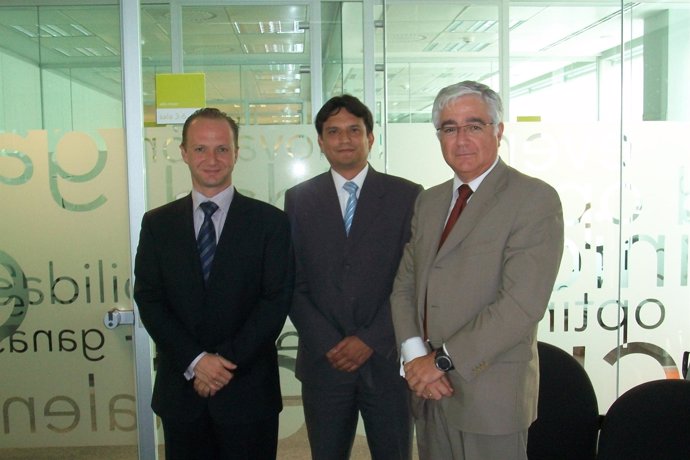 Javier del Barrio, presidente de la Fundación Iter, y Juan Yañez, socio de Everi