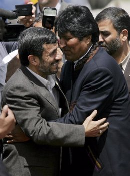 Morales y Ahmadineyad