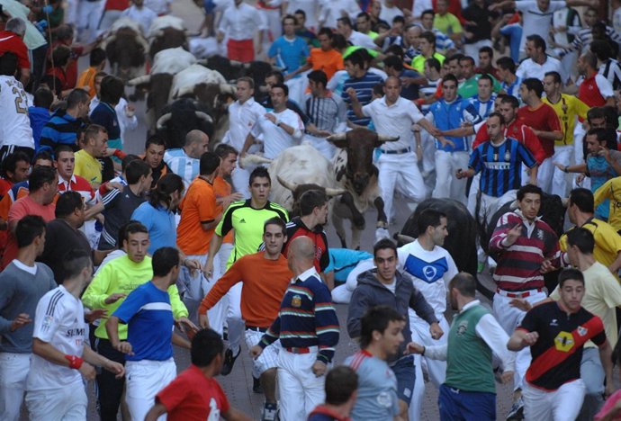 Último encierro de las Fiestas Patronales de la localidad