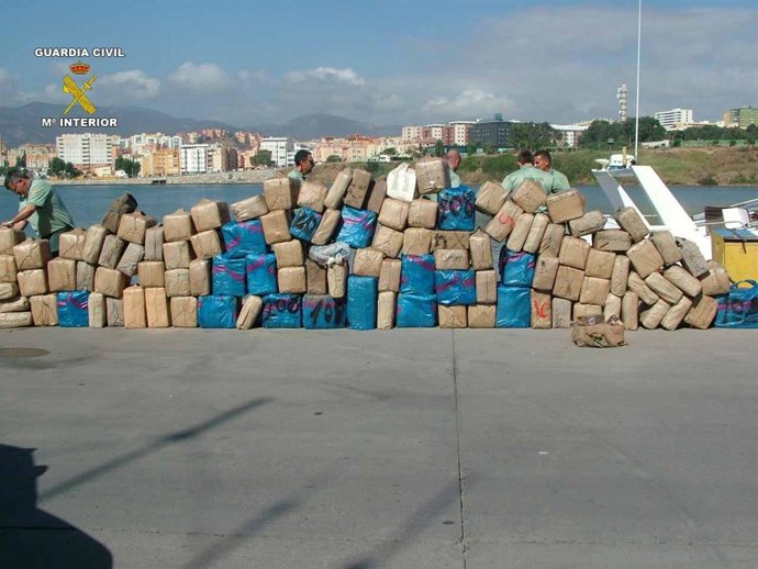 Droga intervenida en El Estrecho