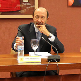 Primer plano de Alfredo Pérez Rubalcaba