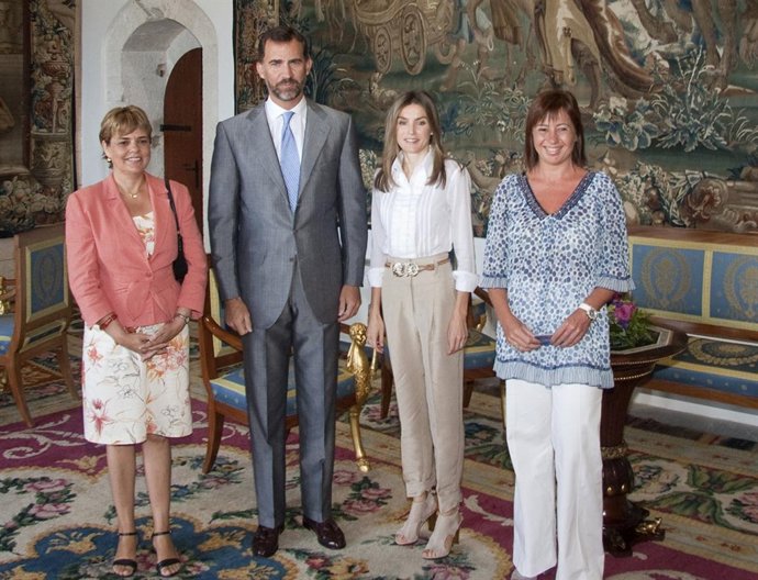 Príncipes de Asturias con Armengol y Dubon