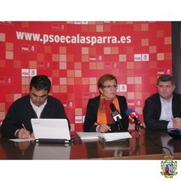 Imagen de archivo de los dos candidatos a las Primarias del PSRM-PSOE