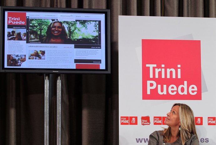 Trinidad Jiménez presenta su web a las primarias