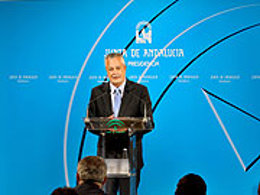 José Antonio Griñán, presidente de la Junta de Andalucía