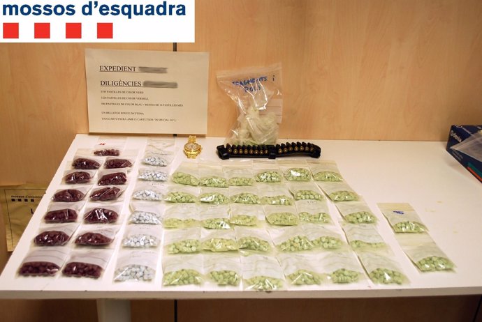5.000 pastillas decomisadas por los Mossos d'Esquadra