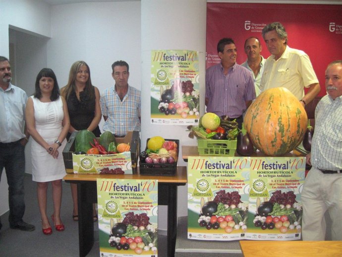 Presentación del III Festival Hortofrutícola en Las Gabias (Granada) 