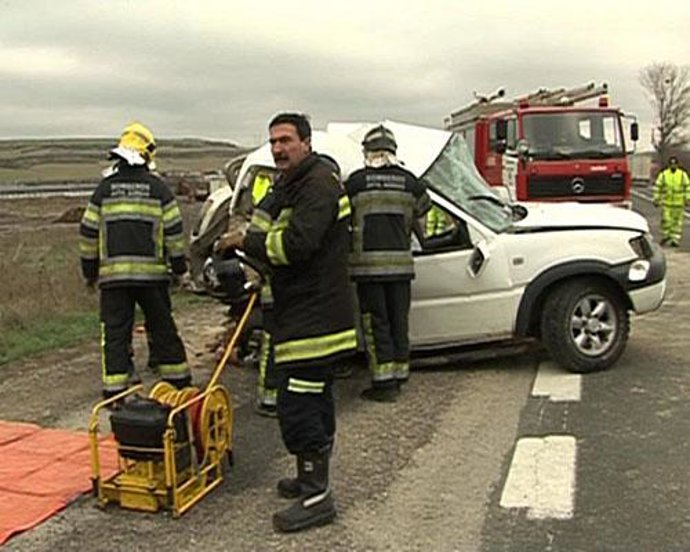 Accidente de tráfico en Burgos