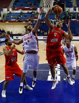 España contra Líbano