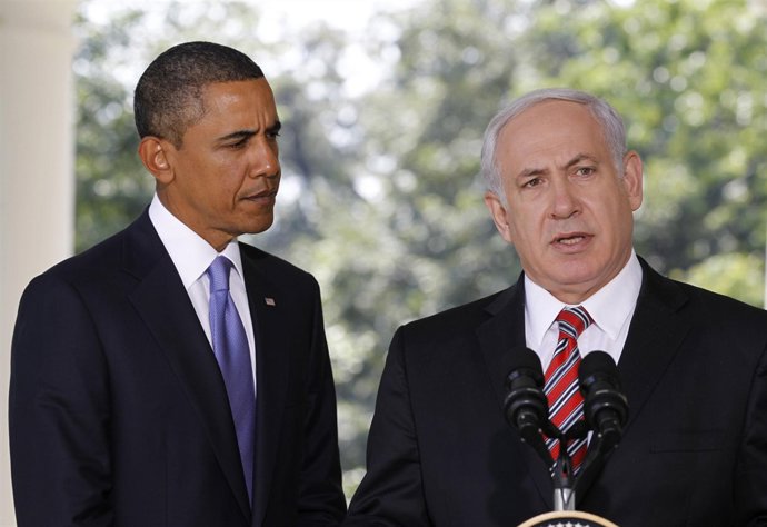 Netanyahu con Obama en Washington