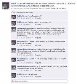 Amenazas en Facebook a Albert Rivera, C's