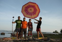 El grupo Triángulo de Amor Bizarro.