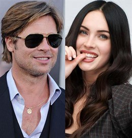 Montaje de Brad Pitt y Megan Fox 