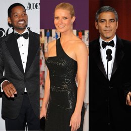 Will Smith, Gwyneth Paltrow y George Clooney 