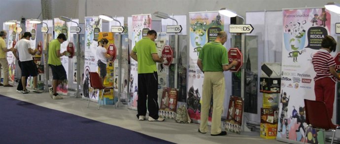Feria de videojuegos de Asupiva en Cáceres.