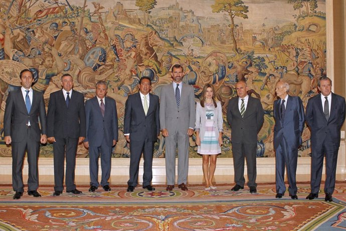 Audiencia de la Asociación de Fundaciones Andaluzas con los Príncipes