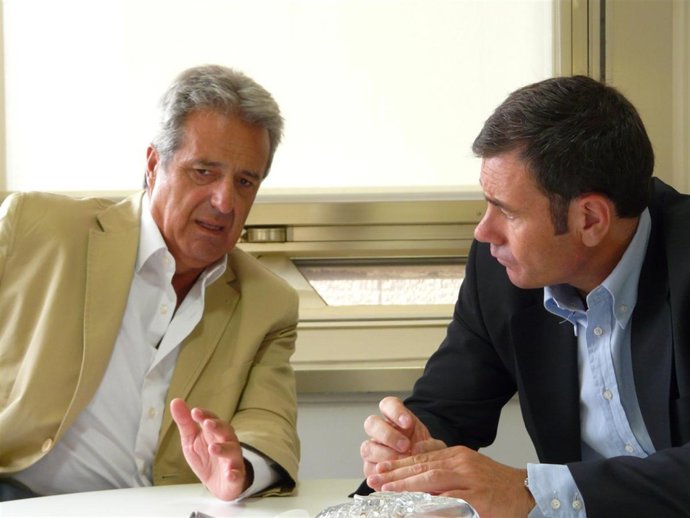 José Ricardo Martínez (UGT) y Tomás Gómez (PSM)