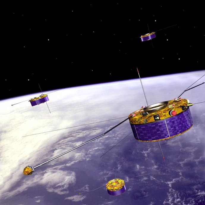 La misión Cluster de la ESA
