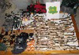 Truchas decomisadas por los Agentes Rurales a cuatro franceses