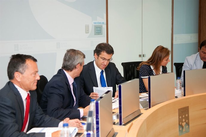 O xefe do Executivo galego, Alberto Núñez Feijóo, presidirá a reunión semanal do