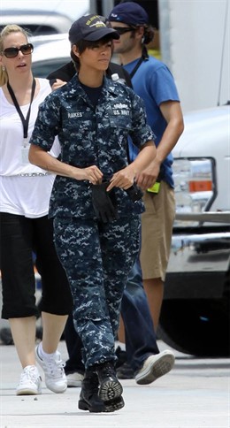  Rihanna en el rodaje de Hundir la Flota