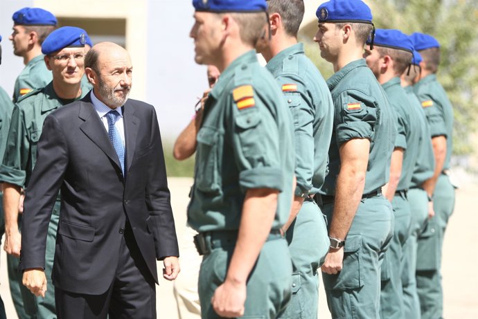 ministro del Interior, Alfredo Pérez Rubalcaba 