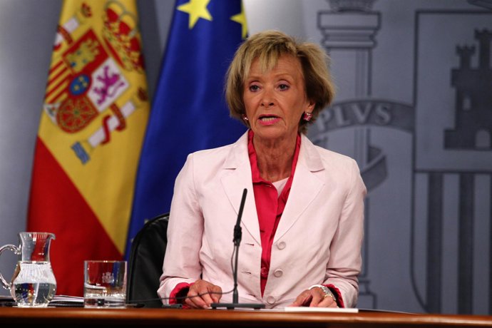 vicepresidenta primera del Gobierno, María Teresa Fernández de la Vega