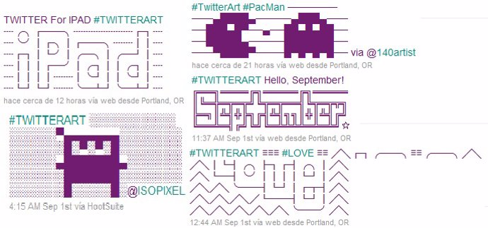 Arte ASCII en Twitter