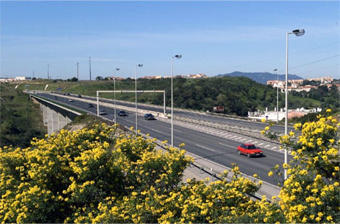 Una de las autopistas que Brisa explota en Portugal