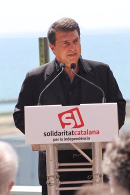 El líder de Solidaritat Catalana, Joan Laporta.