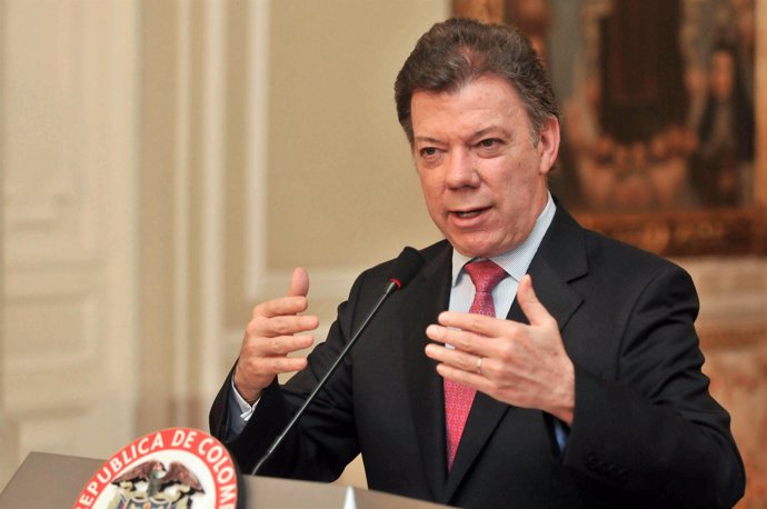 El presidente de Colombia, Juan Manuel Santos.