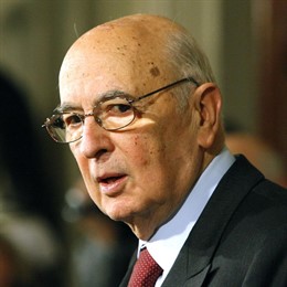giorgio napolitano presidente de la republica Italia 