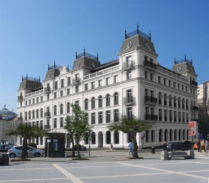 Infografía del futuro Hotel Sardinero