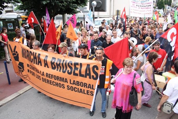 Marcha a Bruselas en Limoges