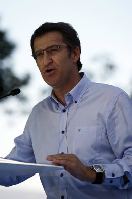 El presidente de la Xunta, Alberto Núñez Feijóo