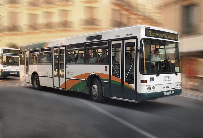Autobús urbano de la Comarca de Pamplona.