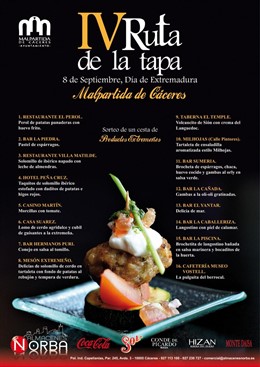 Cartel de la IV Ruta de la Tapa