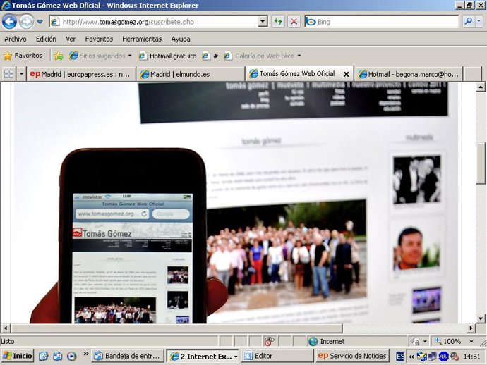 Página web tomasgomez.org