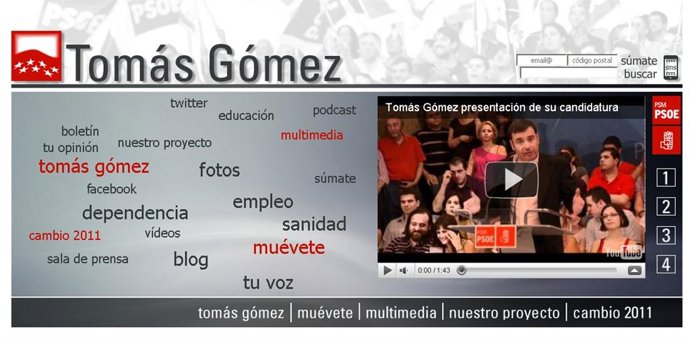 Web Tomás Gómez