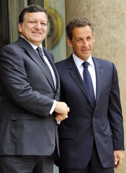 Barroso y Sarkozy