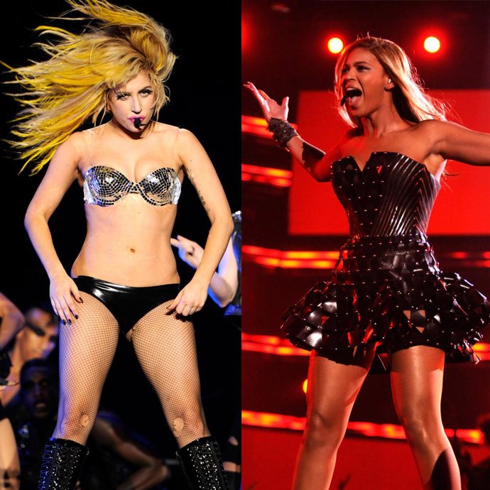 Montaje Lady Gaga Beyoncé