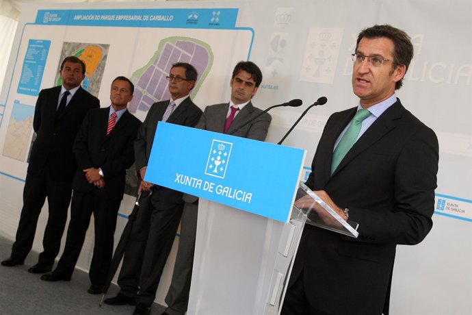 Acto de Feijóo en Carballo