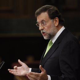 El presidente del PP, Mariano Rajoy
