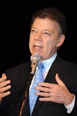 El presidente de Colombia, Juan Manuel Santos.