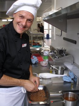 El jefe de cocina del restaurante tinerfeño Sinfonía, Andrea Benardi.