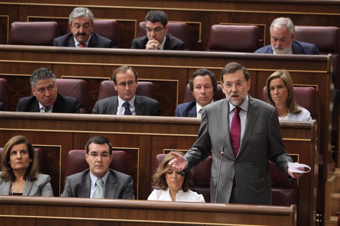 Rajoy en la sesión de control al gobierno