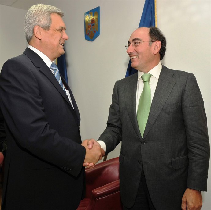 Visita de Ignacio Sánchez Galán a Rumanía