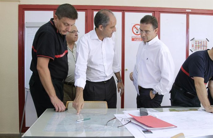 Camps visita Puesto de Mando Avanzado