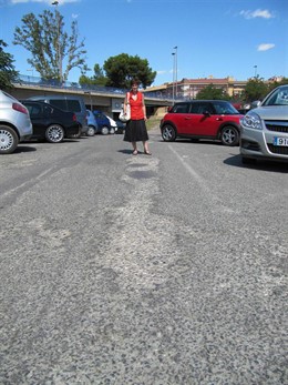 Herguedas en el aparcamiento