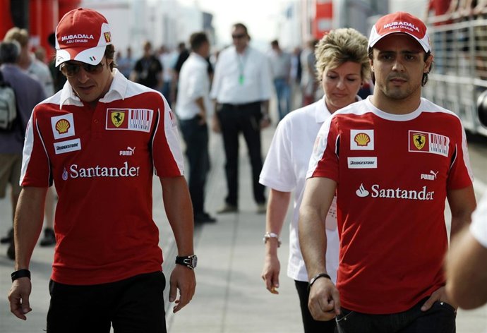 Fernando Alonso y Felipe Massa